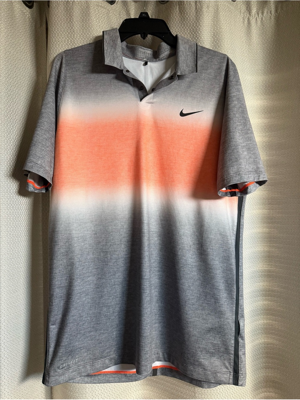 Tiger Woods Collection Nike Dri Fit Mens Golf Polo Short Sleeve Shirt SZ Medium